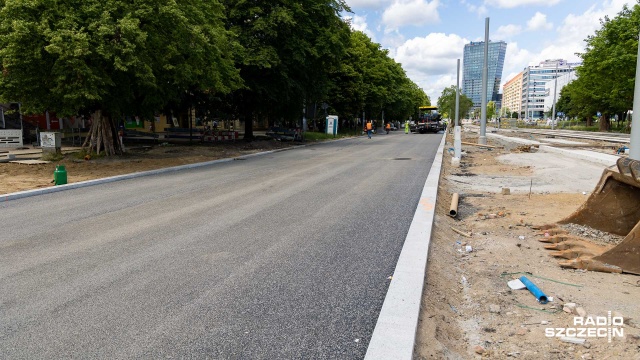 Fot. Robert Stachnik [Radio Szczecin] Kierowcy znów inaczej pojadą w centrum Szczecina [WIDEO, ZDJĘCIA]