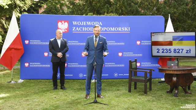 Fot. Kamila Kozioł [Radio Szczecin] Miliony na pomoc dla uchodźców i prośba wojewody [ZDJĘCIA]