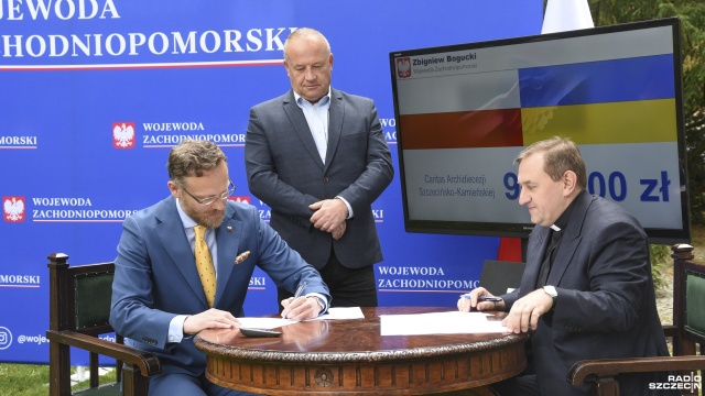 Fot. Kamila Kozioł [Radio Szczecin] Miliony na pomoc dla uchodźców i prośba wojewody [ZDJĘCIA]