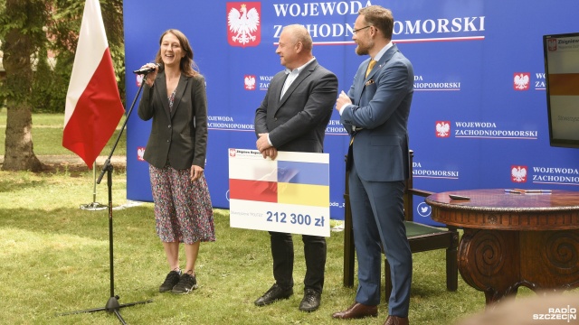 Fot. Kamila Kozioł [Radio Szczecin] Miliony na pomoc dla uchodźców i prośba wojewody [ZDJĘCIA]