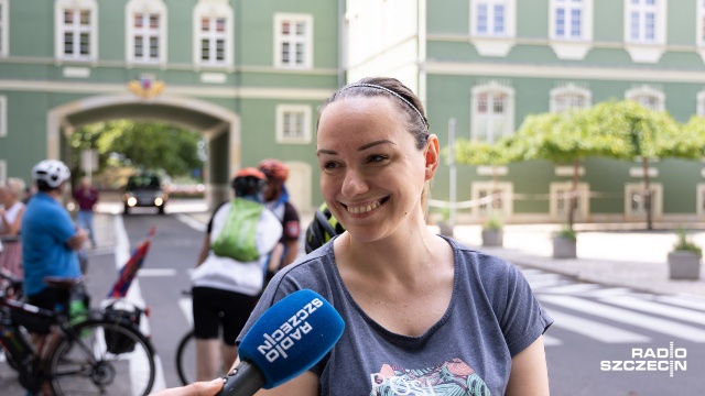 Fot. Robert Stachnik [Radio Szczecin] Przejazd przez miasto i podpisy pod petycją do prezydenta Szczecina [WIDEO, ZDJĘCIA]