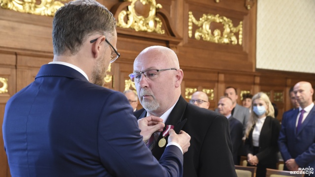 Fot. Kamila Kozioł [Radio Szczecin] Przepracowali kilkadziesiąt lat, dziś dostali medale [WIDEO, ZDJĘCIA]