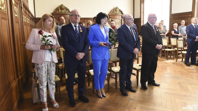 Fot. Kamila Kozioł [Radio Szczecin] Przepracowali kilkadziesiąt lat, dziś dostali medale [WIDEO, ZDJĘCIA]