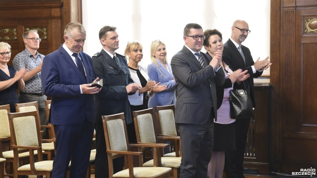 Fot. Kamila Kozioł [Radio Szczecin] Przepracowali kilkadziesiąt lat, dziś dostali medale [WIDEO, ZDJĘCIA]