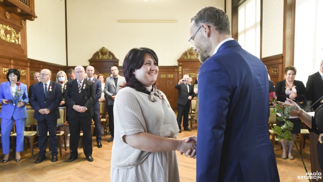 Fot. Kamila Kozioł [Radio Szczecin] Przepracowali kilkadziesiąt lat, dziś dostali medale [WIDEO, ZDJĘCIA]