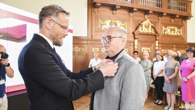 Fot. Kamila Kozioł [Radio Szczecin] Medale za Długoletnią Służbę dla pracowników z Klonowica [ZDJĘCIA]
