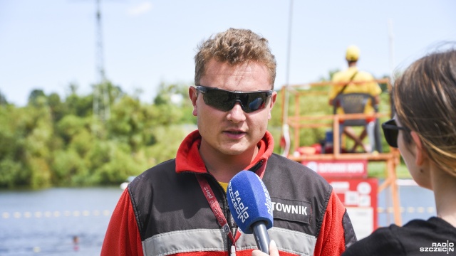 Fot. Kamila Kozioł [Radio Szczecin] Brakuje ratowników, więc WOPR szkoli młodzież [WIDEO, ZDJĘCIA]