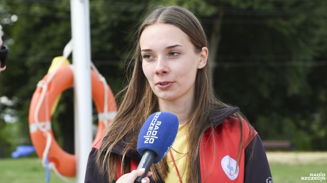 Fot. Kamila Kozioł [Radio Szczecin] Brakuje ratowników, więc WOPR szkoli młodzież [WIDEO, ZDJĘCIA]