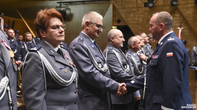 Fot. Kamila Kozioł [Radio Szczecin] "Zawsze chciałem być policjantem". Dziś świętują [WIDEO, ZDJĘCIA]