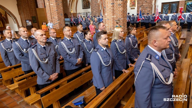 Fot. Robert Stachnik [Radio Szczecin] "Zawsze chciałem być policjantem". Dziś świętują [WIDEO, ZDJĘCIA]