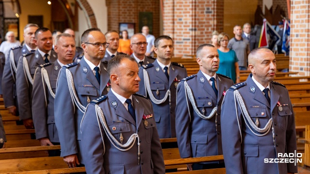 Fot. Robert Stachnik [Radio Szczecin] "Zawsze chciałem być policjantem". Dziś świętują [WIDEO, ZDJĘCIA]