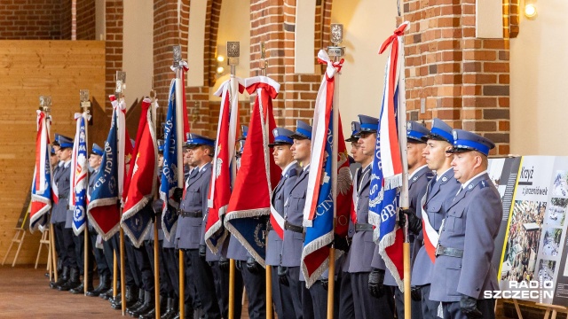Fot. Robert Stachnik [Radio Szczecin] "Zawsze chciałem być policjantem". Dziś świętują [WIDEO, ZDJĘCIA]