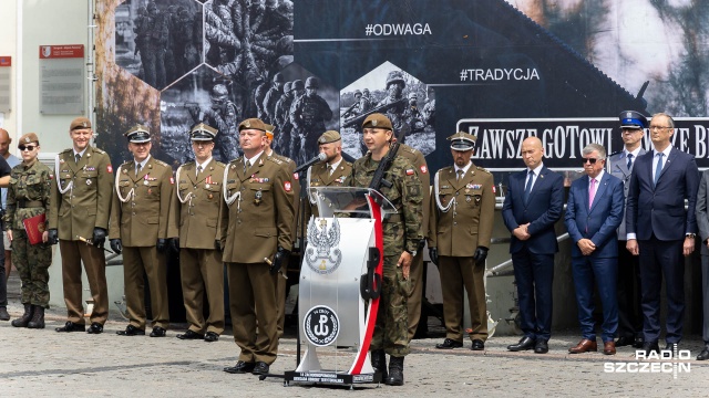 Fot. Robert Stachnik [Radio Szczecin] Przybyło żołnierzy WOT-u w naszym regionie [WIDEO, ZDJĘCIA]