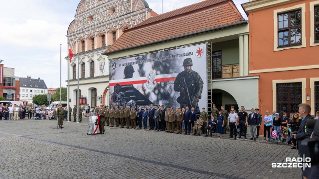 Fot. Robert Stachnik [Radio Szczecin] Przybyło żołnierzy WOT-u w naszym regionie [WIDEO, ZDJĘCIA]
