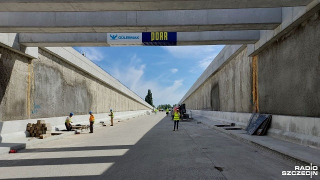 Fot. Joanna Maraszek [Radio Szczecin] Obejrzeli wnętrze tunelu. "Robi wrażenie" [ZDJĘCIA]
