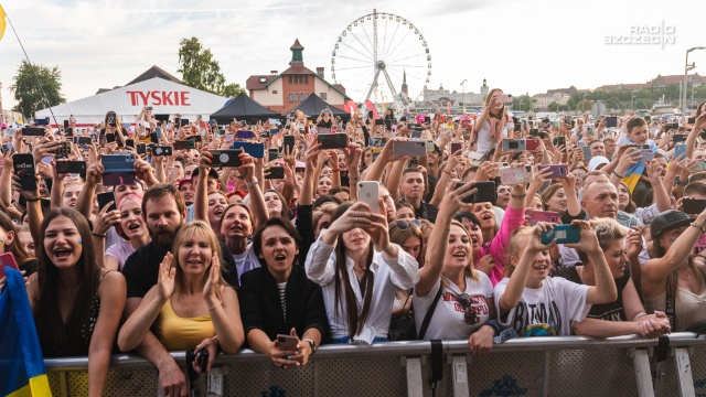 Fot. Mateusz Papke [Radio Szczecin] Gwiazdy Festiwalu Garaże z przekazem do Ukraińcow [ZDJĘCIA]