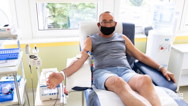 Fot. Robert Stachnik [Radio Szczecin] Oddają krew w rocznicę Powstania Warszawskiego [ZDJĘCIA]