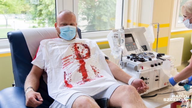 Fot. Robert Stachnik [Radio Szczecin] Oddają krew w rocznicę Powstania Warszawskiego [ZDJĘCIA]