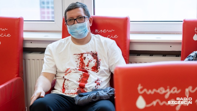 Fot. Robert Stachnik [Radio Szczecin] Oddają krew w rocznicę Powstania Warszawskiego [ZDJĘCIA]
