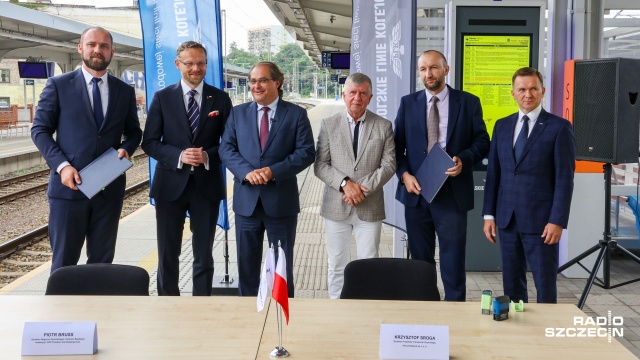 Fot. Robert Stachnik [Radio Szczecin] Nowa linia kolejowa w stronę Berlina [ZDJĘCIA]