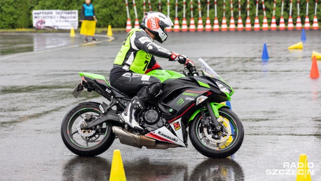 Fot. Robert Stachnik [Radio Szczecin] Zawody motocyklowe w WORD [WIDEO, ZDJĘCIA]