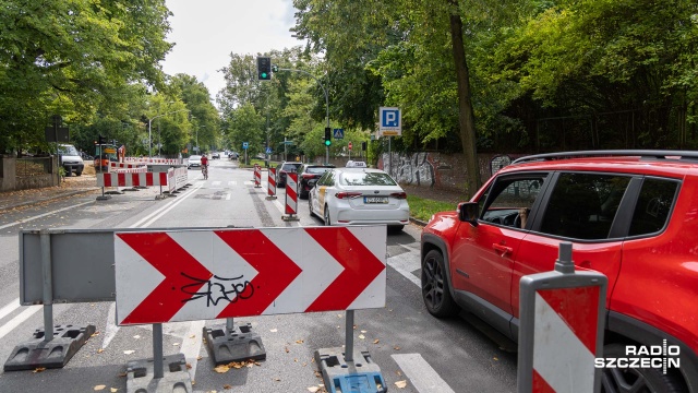 Fot. Robert Stachnik [Radio Szczecin] Wymieniają rury, a to oznacza zmianę organizacji ruchu [ZDJĘCIA]