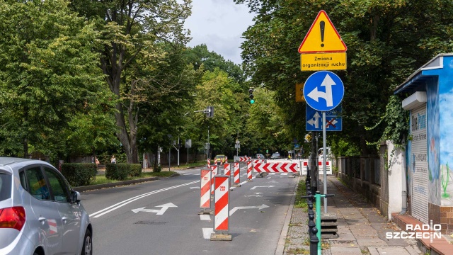 Fot. Robert Stachnik [Radio Szczecin] Wymieniają rury, a to oznacza zmianę organizacji ruchu [ZDJĘCIA]