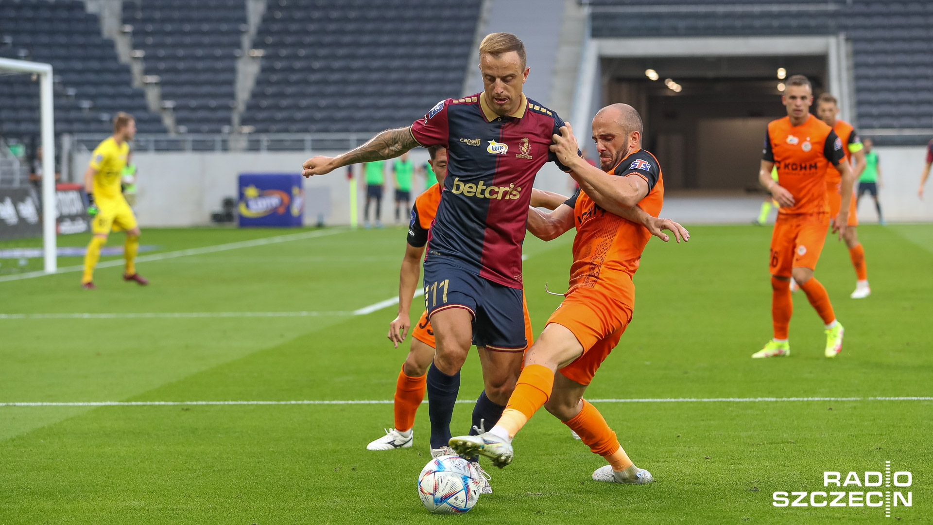 Szczecinianie wygrali z Zagłębiem Lubin 3:0 w 7 kolejce rozgrywek o mistrzostwo Polski. Bilans portowców na Twardowskiego w tym sezonie to 3 zwycięstwa i remis.