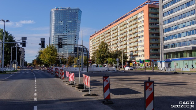 Fot. Robert Stachnik [Radio Szczecin] Otwarcie ważnego skrzyżowania w centrum Szczecina. Kiedy? [ZDJĘCIA]