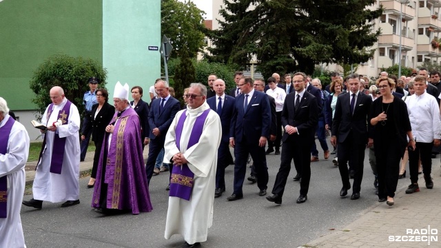 Fot. Maciej Papke [Radio Szczecin] "Niech ten pomnik przypomina o człowieczeństwie" [WIDEO, ZDJĘCIA]