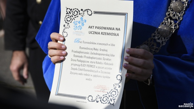 Fot. Kamila Kozioł [Radio Szczecin] Prawie 150 osób powiększy grono rzemieślników [WIDEO, ZDJĘCIA]