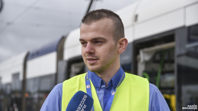 Fot. Kamila Kozioł [Radio Szczecin] Zabytkowe tramwaje na Zawadzkiego [WIDEO, ZDJĘCIA]