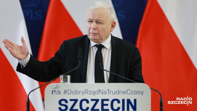 Fot. Robert Stachnik [Radio Szczecin] Prezes PiS w Szczecinie. "Walczymy z historyczną pedagogiką wstydu" [WIDEO, ZDJĘCIA]
