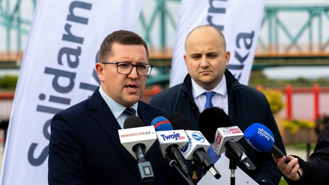 Fot. Robert Stachnik [Radio Szczecin] Wiceburmistrz Gryfina zasila szeregi partii Zbigniewa Ziobry [WIDEO, ZDJĘCIA]