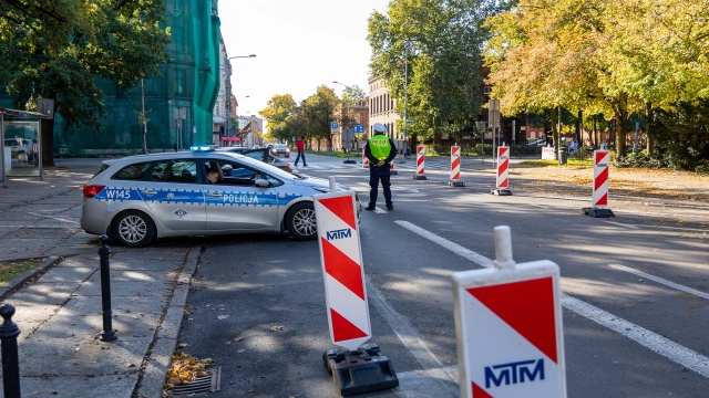 Fot. Robert Stachnik [Radio Szczecin] Zmiany na placu Zwycięstwa, ale na razie nie tak uciążliwe [ZDJĘCIA]
