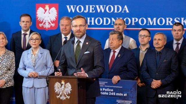 Fot. Robert Stachnik [Radio Szczecin] Police otrzymały jedno z największych dofinansowań w kraju [WIDEO, ZDJĘCIA]