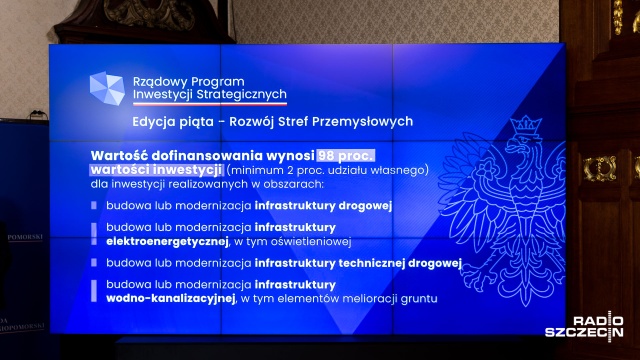Fot. Robert Stachnik [Radio Szczecin] Police otrzymały jedno z największych dofinansowań w kraju [WIDEO, ZDJĘCIA]