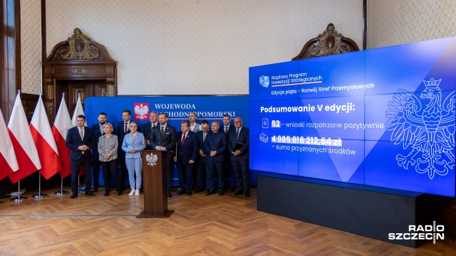 Fot. Robert Stachnik [Radio Szczecin] Police otrzymały jedno z największych dofinansowań w kraju [WIDEO, ZDJĘCIA]