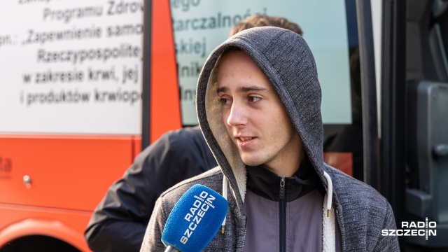 Fot. Robert Stachnik [Radio Szczecin] Studenci Politechniki Morskiej oddają krew [WIDEO, ZDJĘCIA]
