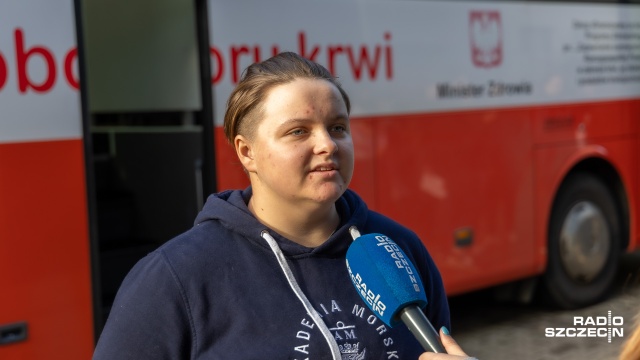 Fot. Robert Stachnik [Radio Szczecin] Studenci Politechniki Morskiej oddają krew [WIDEO, ZDJĘCIA]