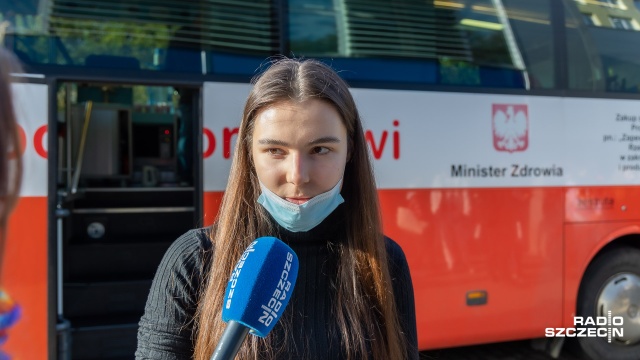 Fot. Robert Stachnik [Radio Szczecin] Studenci Politechniki Morskiej oddają krew [WIDEO, ZDJĘCIA]