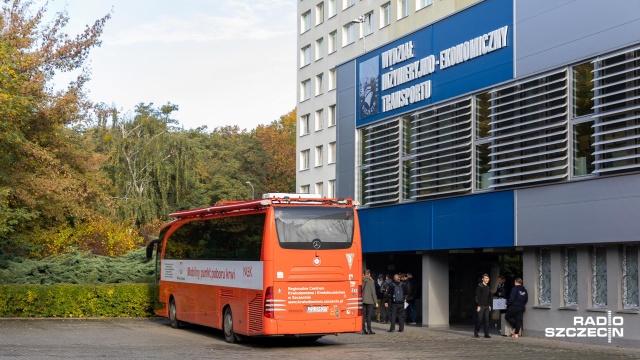 Fot. Robert Stachnik [Radio Szczecin] Studenci Politechniki Morskiej oddają krew [WIDEO, ZDJĘCIA]