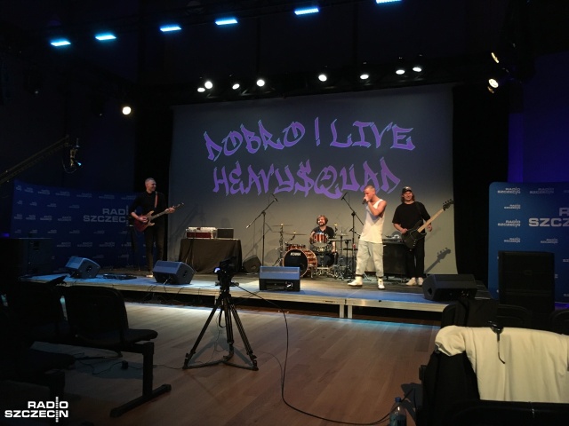 DOBRO! fot, Piotr Rokicki Zespół DOBRO! (HEAVY $QUAD LIVE) na scenie Radia Szczecin... [WIDEO, ZDJĘCIA]