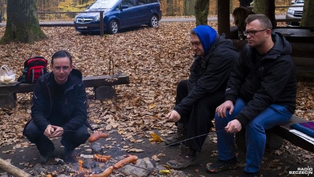 Fot. Wojciech Ochrymiuk [Radio Szczecin] Rotmistrz Pilecki wspominany w Puszczy Bukowej [ZDJĘCIA]