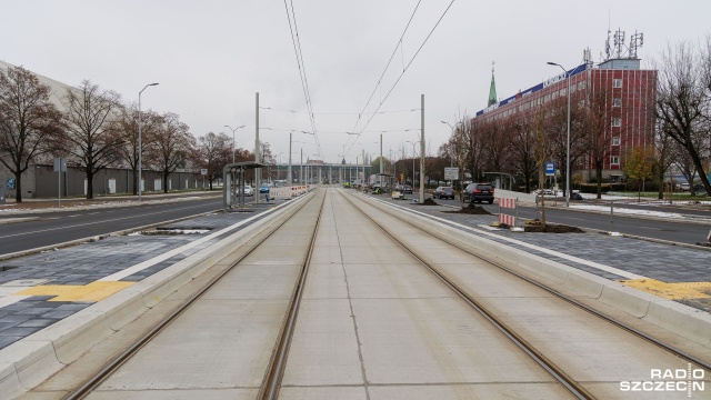 Fot. Robert Stachnik [Radio Szczecin] Nowe przystanki na Energetyków [ZDJĘCIA]