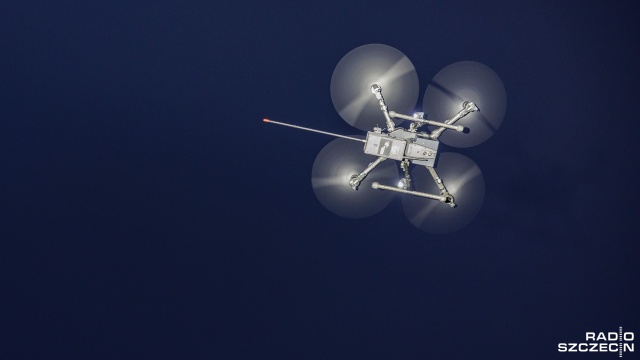Fot. Robert Stachnik [Radio Szczecin] Dron kontroluje powietrze w Szczecinie [WIDEO, ZDJĘCIA]