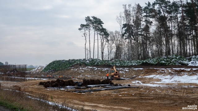 Fot. Maciej Papke [Radio Szczecin] Finał budowy S3 do Świnoujścia w 2024 roku [ZDJĘCIA]