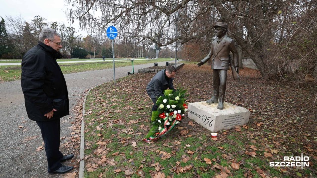 Fot. Robert Stachnik [Radio Szczecin] Walczyli przeciwko sowieckiej dominacji. Rocznica szczecińskich protestów [WIDEO, ZDJĘCIA]