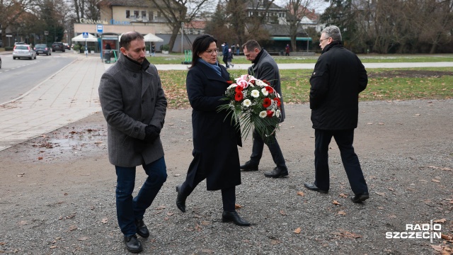 Fot. Robert Stachnik [Radio Szczecin] Walczyli przeciwko sowieckiej dominacji. Rocznica szczecińskich protestów [WIDEO, ZDJĘCIA]