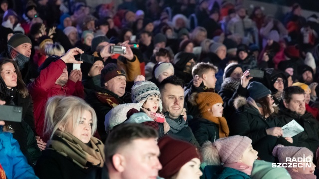 Fot. Robert Stachnik [Radio Szczecin] Kolędowanie z piłkarzami na stadionie Pogoni [WIDEO, ZDJĘCIA]